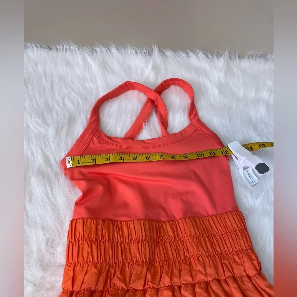 Free People Movement Way Home Skortsie Orange XS